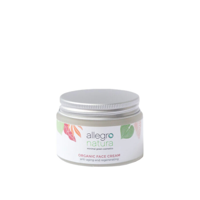 allegro natura anti aging and regenerating organic face cream 50ml