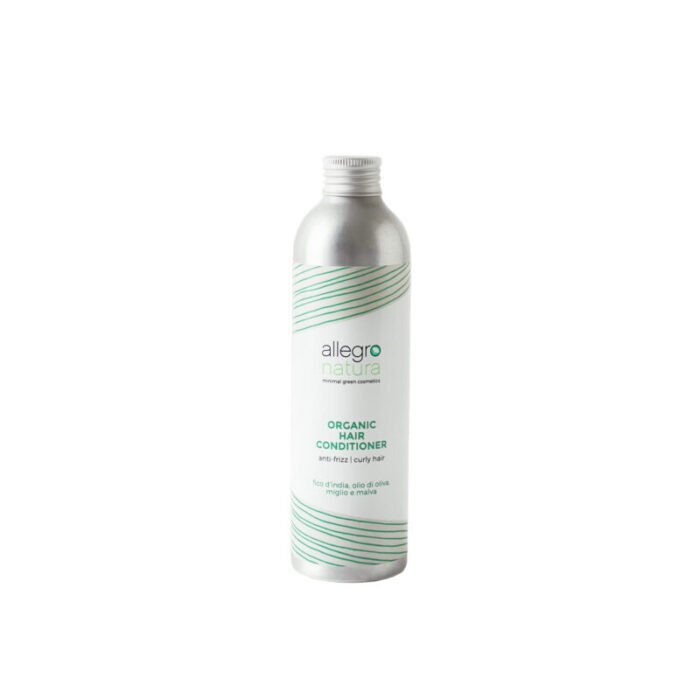 allegro natura organic hair conditioner anti frizz and curly hair 200ml