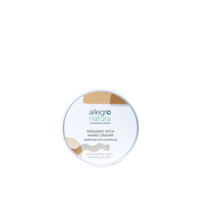 allegro natura organic rich hand cream 60ml