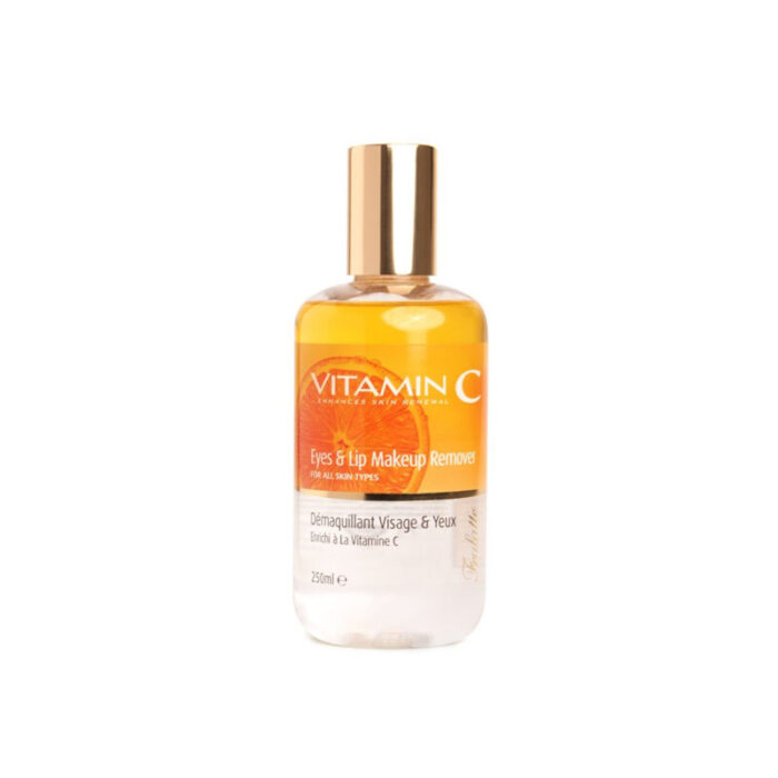 arganicare frulatte vitamin c eyes lip makeup remover 250ml