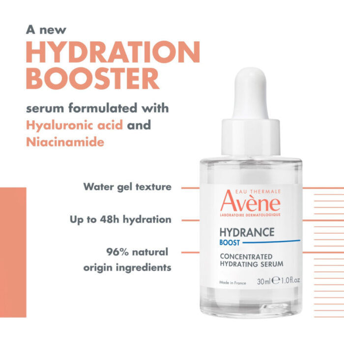 avene hydrance boost concentrated hydrating serum 30ml 2