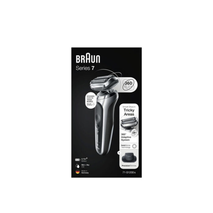 braun series 7 360 flex electric shaver 71 s1200 s 1