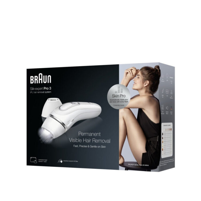 braun silk expert pro 3 ipl hair removal system pl3121