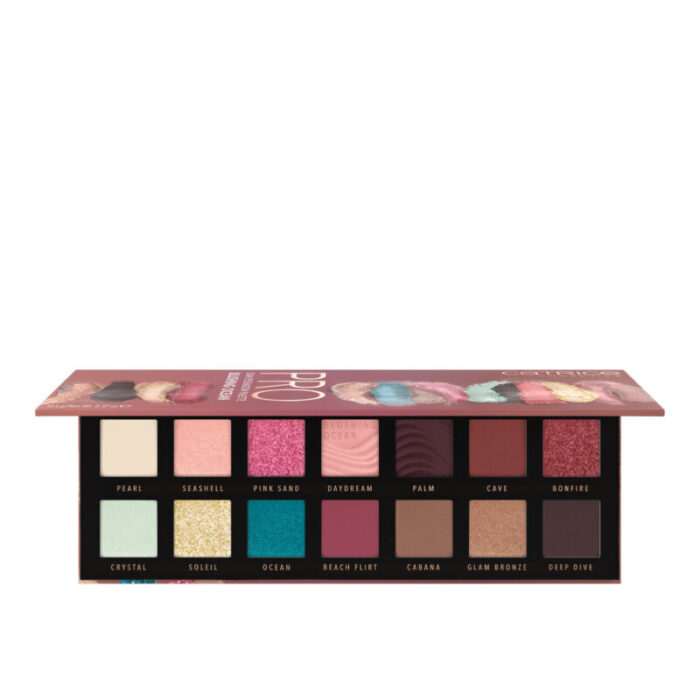 catrice pro blushing ocean slim eyeshadow palette 010 mesmereyezing moments