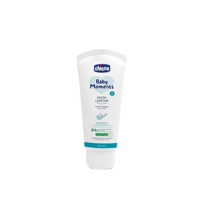 chicco baby moments nappy cream perfume free 0m 100ml