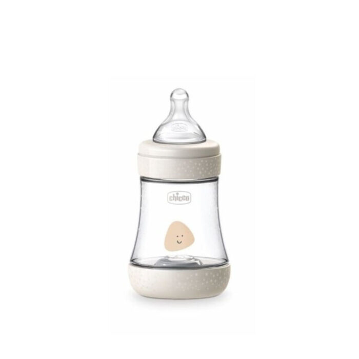 chicco perfect 5 slow flow bottle 0m beige 150ml