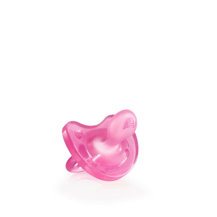 chicco physio soft silicone pacifier 16 36m pink