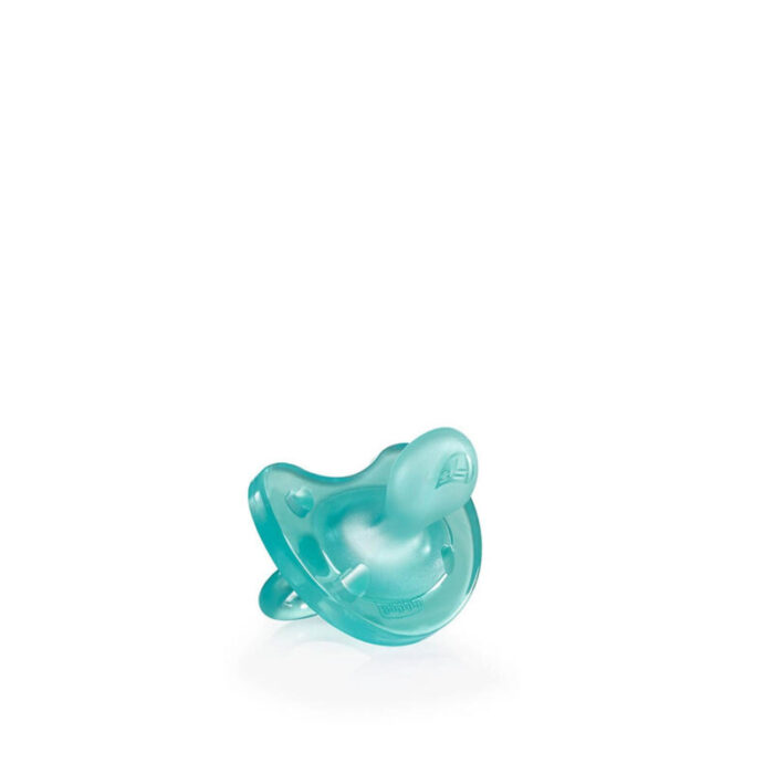 chicco physio soft silicone pacifier 6 16m green