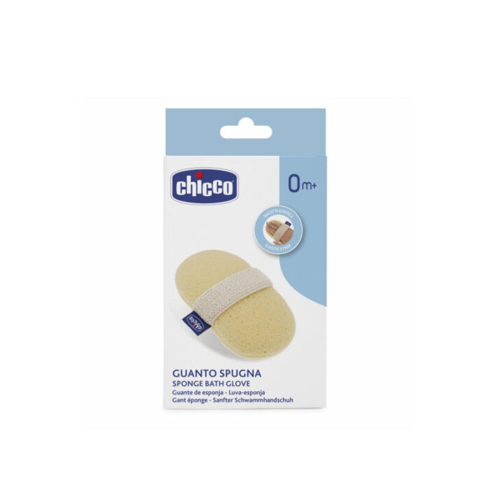 chicco sponge bath glove 0m