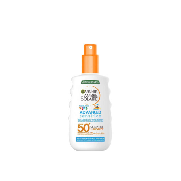 garnier ambre solaire advanced sensitive kids sun spray spf50 150ml