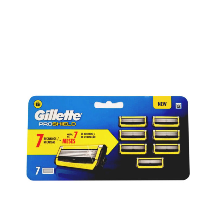 gillette proshield replacement razor blades x7 new 1