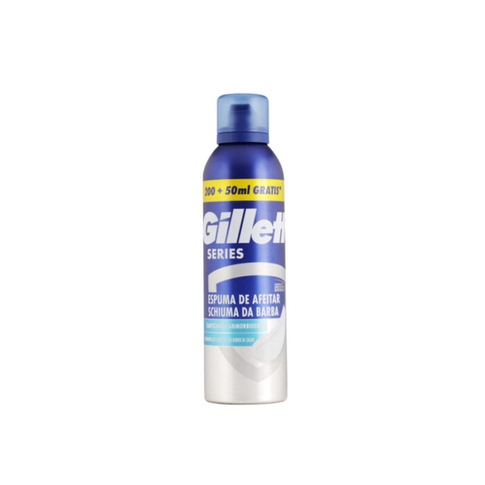 gillette series smoothing shaving foam 250ml