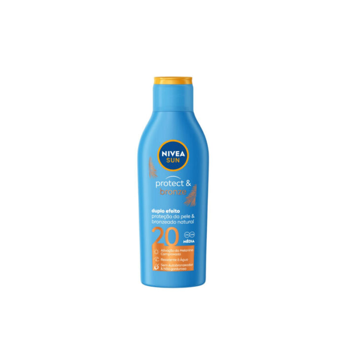 nivea sun protect bronze lotion spf20 200ml