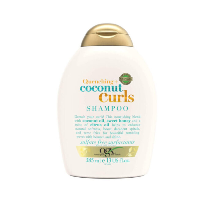 ogx quenching coconut curls shampoo 385ml