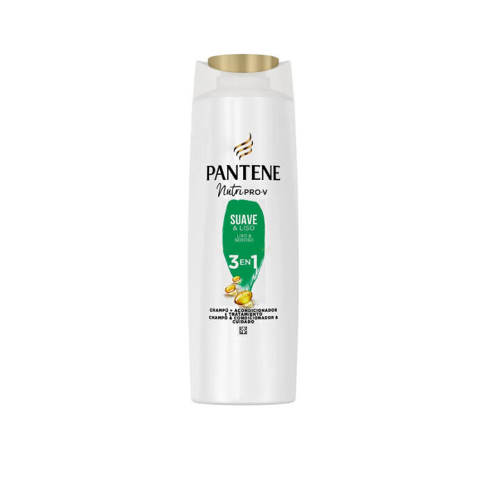 pantene nutri pro v smooth sleek 3in1 shampoo 600ml