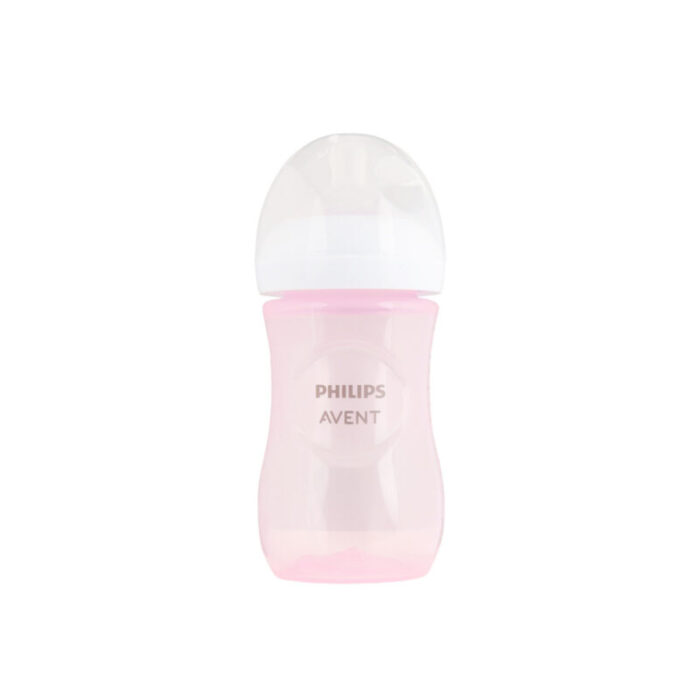 philips avent natural response baby bottle 1m pink 260ml